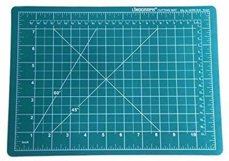 Asint Cutting Mat Self Healing Flexible Mat Double Sided Size A4 with Detail Knife- Crafts Steel Knife Cutter Tool with 5 Blades Cutting Mat  (11.7 inch x 8.3 inch)