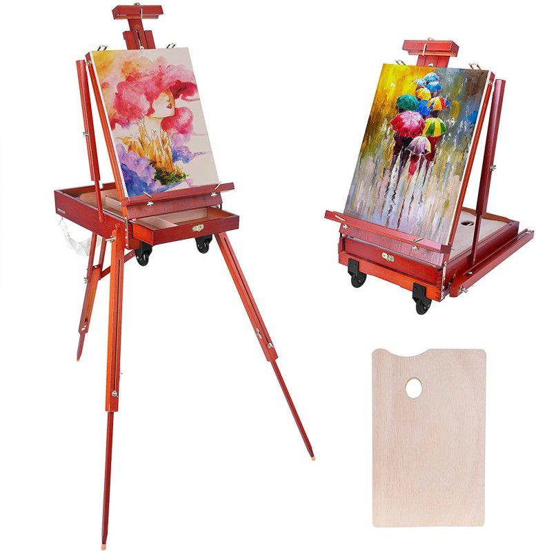 ABOUT SPACE Wooden Multiple Purpose Easel  (Display, Studio, Facilitation, Field)