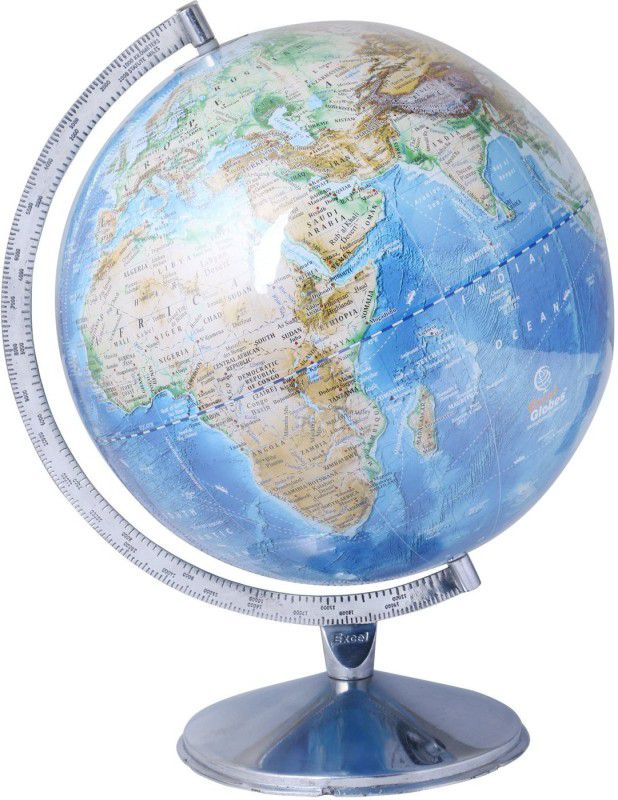 Excel Globes Physical World Globe Globe Physical World Globe  (Large Blue)