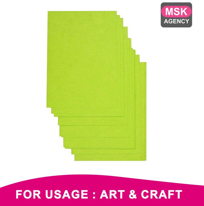 MSK MSK Light Yellow Color Paper Unruled A4 85 gsm Craft paper  (Set of 1, Light Yellow)