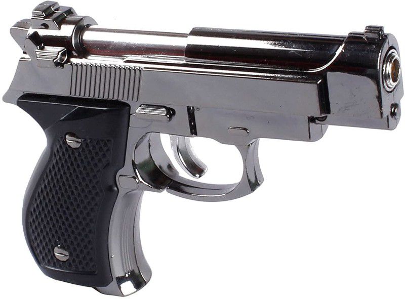 Jakha GBHSRBHSRR Refillable Lighter Gun Pistol Lighter Pocket Lighter  (BROWN)