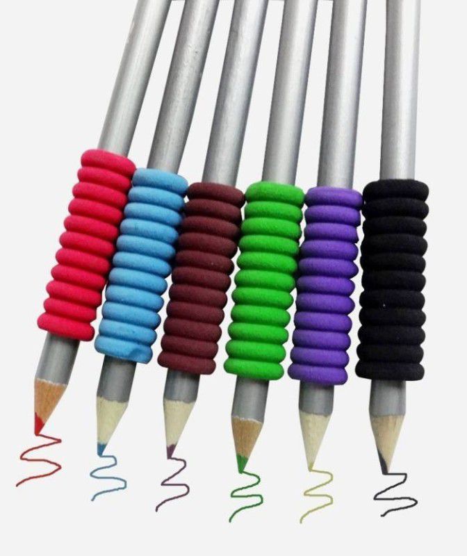 Skywalk Wooden Coloured Pencils Regular Shaped Color Pencils  (Set of 6, Multicolor)