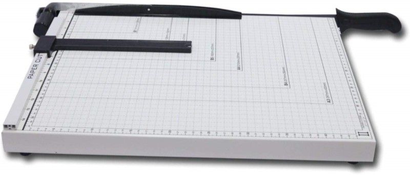 NEVER ENDING A3 Size Plastic Grip Guillotine Paper Cutter  (Set Of 1, Black)