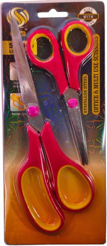 RANA CREATIONS Pink Scissor (Set of 2) Scissors  (Set of 2, Pink)