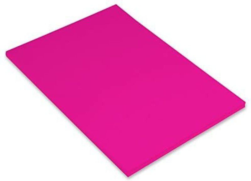 SHARMA BUSINESS SUPER UNRULED A4 100 gsm Coloured Paper  (Set of 1, Pink)