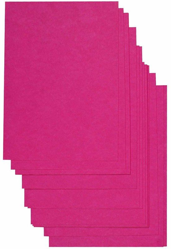 SHARMA BUSINESS COLOR PAPER UNRULLED A4 100 gsm Coloured Paper  (Set of 1, Pink)