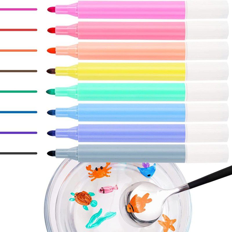 SHOPTIONS classic tip Nib Sketch Pens  (Set of 8, Multicolor)