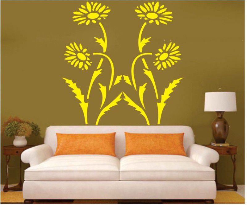DECRONICS Modern Wall Design Stencils for Wall Painting for Home Wall Decoration ST214 (16" x 24" Reusable Wall Stencil) Stencil  (Pack of 1, Painting Home Decor)