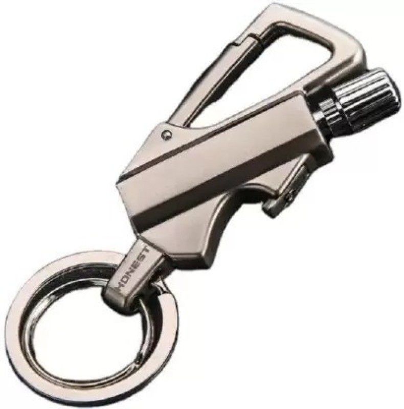IIVAAs Bottle Opener Car Key Rings, Pocket Lighter (Sliver) Pocket Lighter  (Silver)