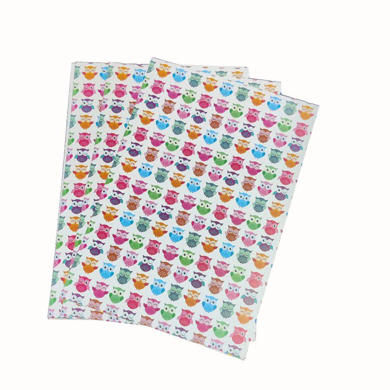 Shoppernation M series Unruled A4 60 gsm Craft paper  (Set of 10, Multicolor)