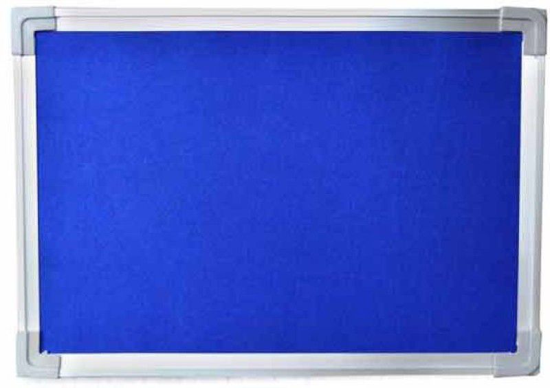 Monika Notice board or Pin up board Blue Small 1.5' foot x 1' foot Soft Board Bulletin Board  (Blue)