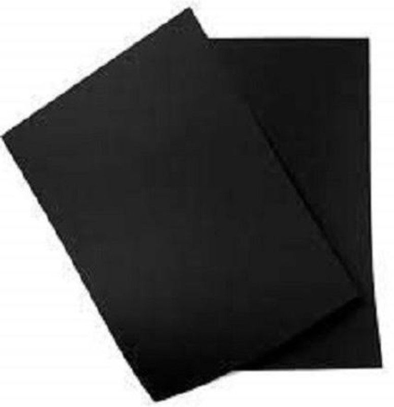 Eclet A3 180 GSM (Black, Pack of 100) double side colour sheet A4 180 gsm Craft paper  (Set of 1, Black)