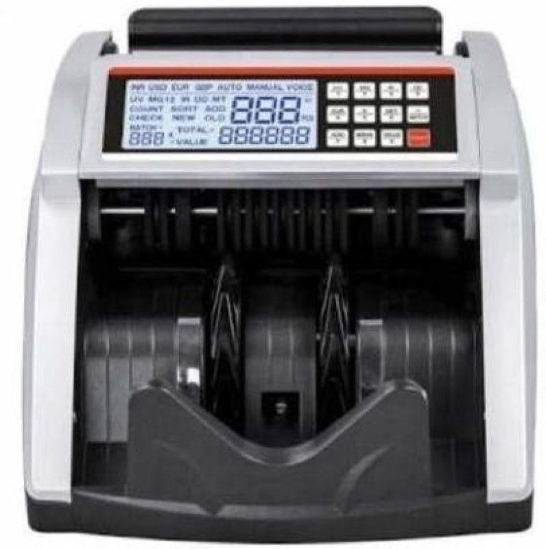 DeHMY Manual Value counting machine Compatible with Old & New Inr- Rs.10, 20, 50,100,200, 500 & 2000 Notes Currency Counting Machine with Fake Note Detector (UV/MG/IR Note Counting Machine  (Counting Speed - 1000 notes/min)