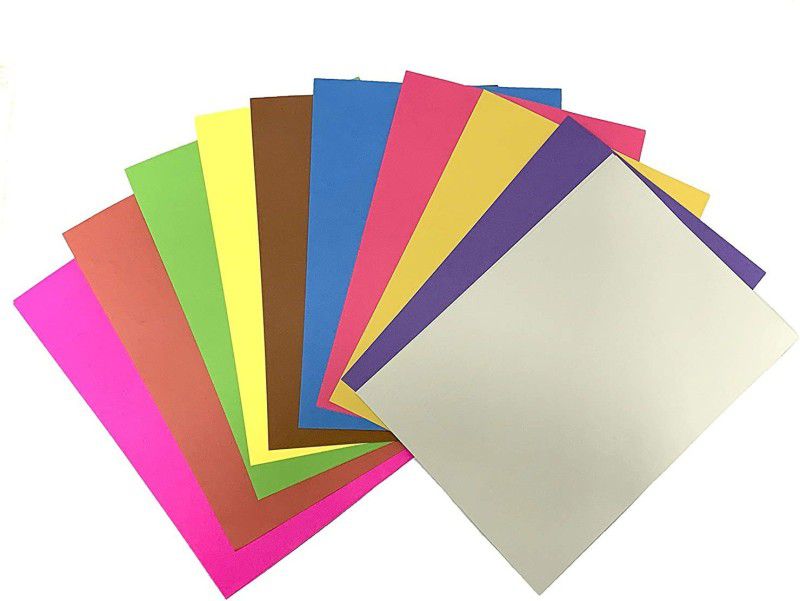 Aadtya Pastel sheets Unruled A4 180 gsm Coloured Paper  (Set of 100, Multicolor)