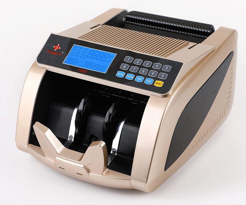 Security Store Currency Counting Machine With Fake Note Detection For New INR / Rupees Currency ‚500 And ‚2000 BLACK PRO WITH MANUAL VALUE Note Counting Machine  (Counting Speed - 1000 notes/min)
