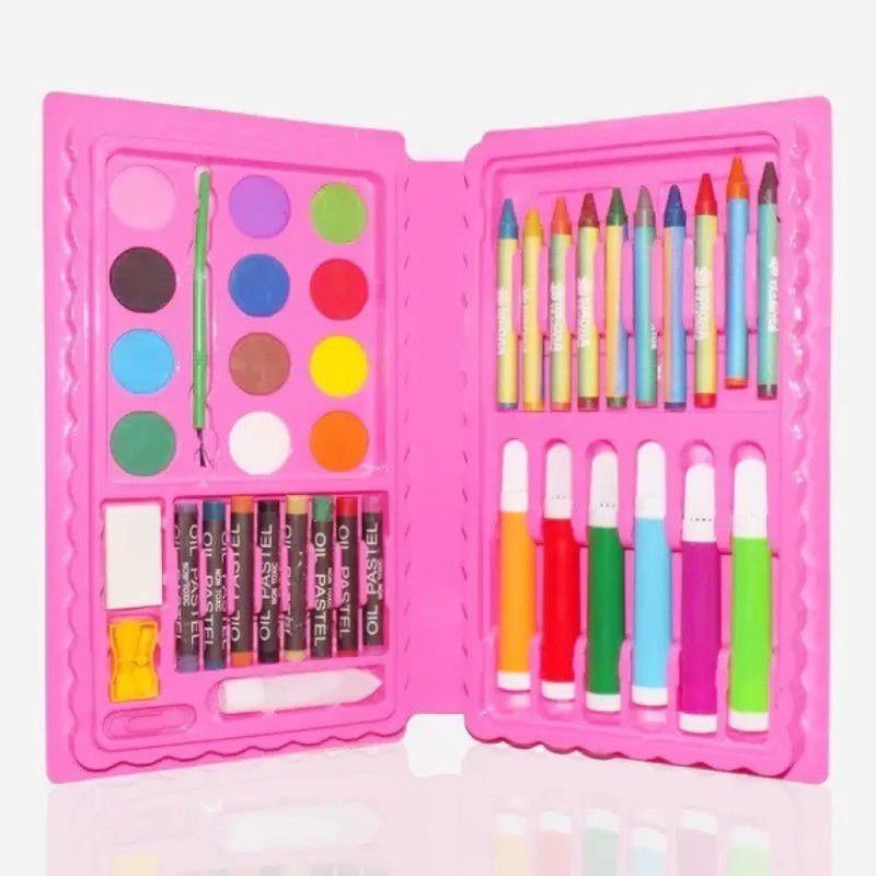 SHOPEXNOW 42 piece of art mariel Crayons & Water Colours Nib Sketch Pens  (Set of 1, Multicolor)