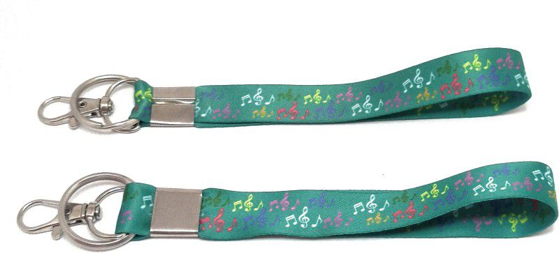 Key Era Music Symbol id Tag Holder Fabric Mini Set Of 2 Lanyard  (Multicolour)
