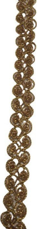 DIARA sona gold lace 18 mtr 1inch writh used saree,duppata,designer work, art/craft Lace Reel  (Pack of 1)