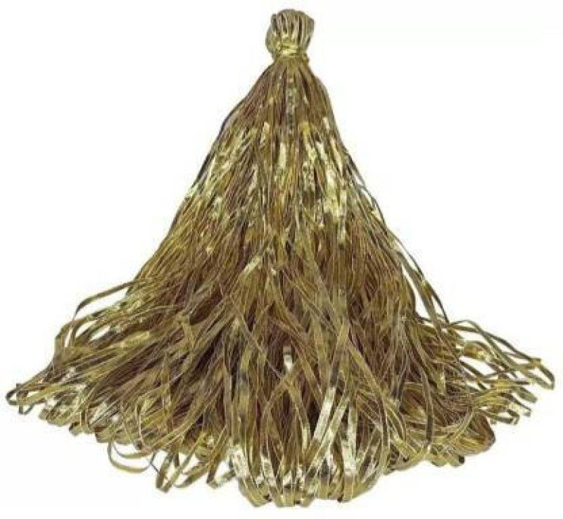 DIARA Golden lace Golden gota (pack of 100+100meter used in saree,suit,lhengha,blouse,dupataandetc Lace Reel  (Pack of 2)