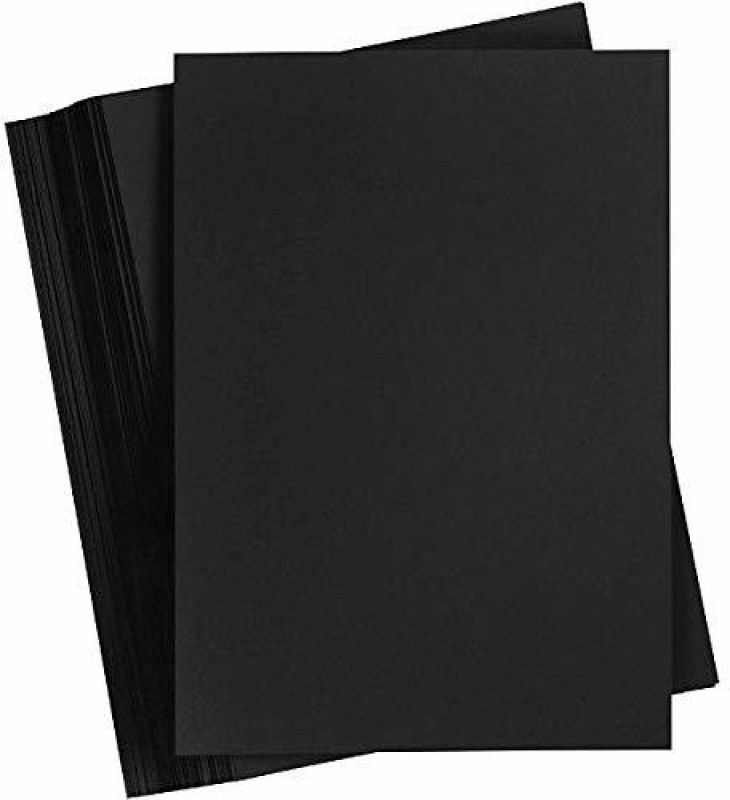 SHARMA BUSINESS A4 Unrulled A4 130 gsm Craft paper  (Set of 20, Black)