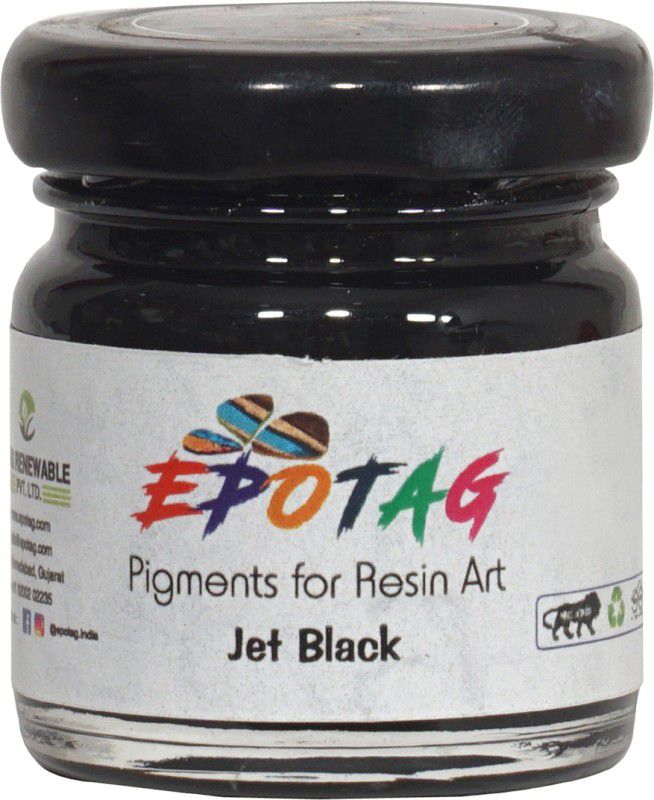 Epotag Art Resin Pigment - Jet Black- 50g Resin Art Medium  (50 ml)