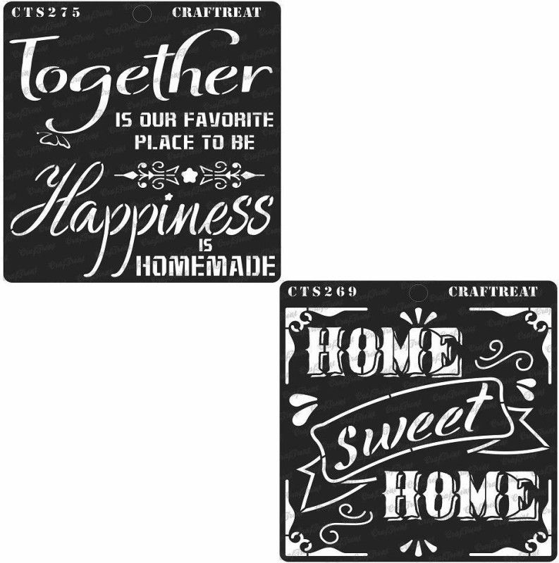 CrafTreat CTS269nCTS275 Home Sweet Home & Happy Together (Size : 6