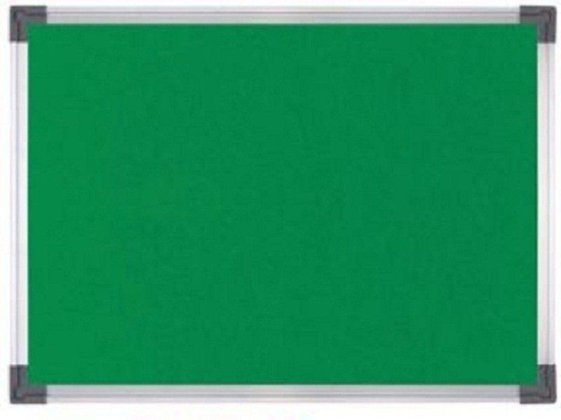 Monika Notice board or Pin up board Green Small 1' foot x 1.5' foot Soft Board Bulletin Board  (Green)