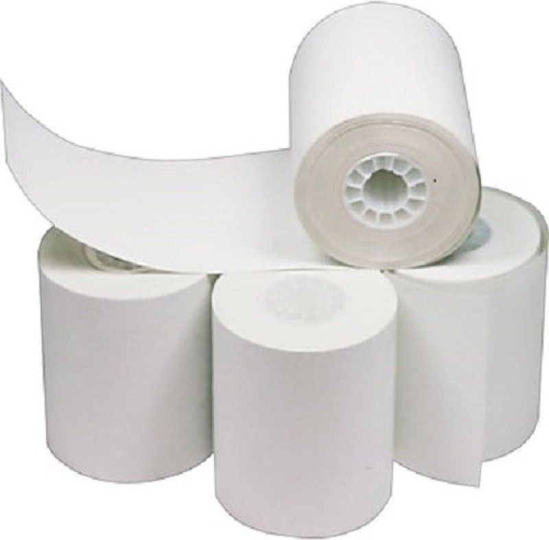 mm enterprises 79MMX25Mtr Billing Machine Standard 79 gsm Paper Roll  (Set of 20, White)