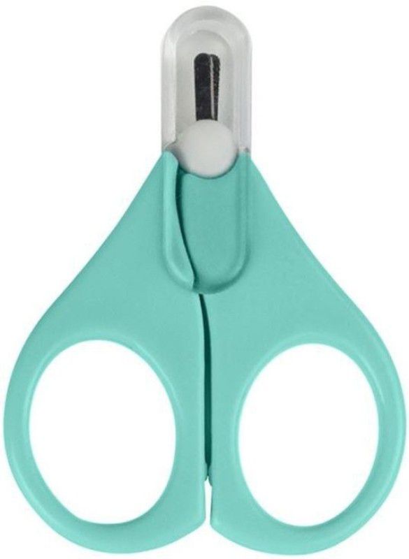 NIRVA Newborn Kids Baby Baby Nails Scissors Lovely Mini Clipper Trimmer Baby Nail Care (BLUE) Scissors  (Set of 1, Blue)