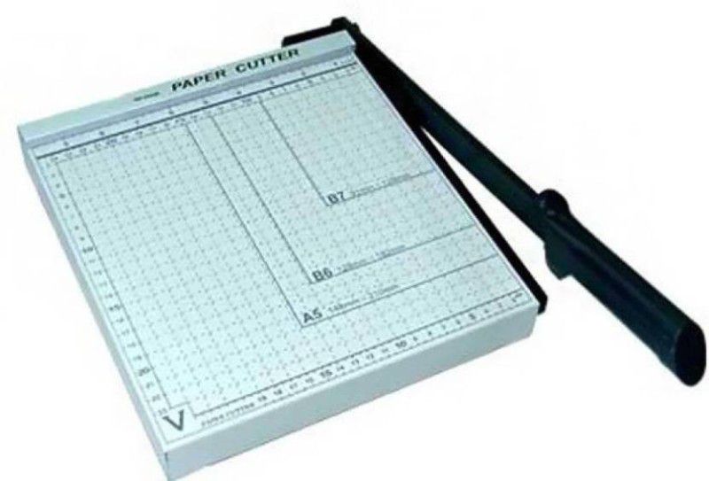 GPN PRINT A4 Plastic Grip Hand-held Paper Cutter  (Set Of 1, White)