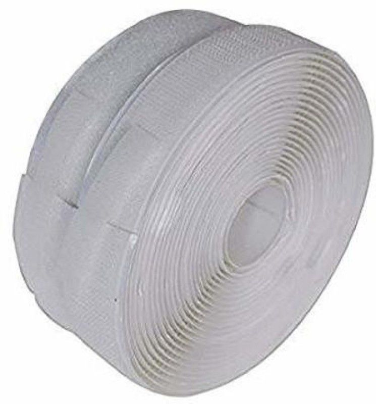 JTGEnterprises LOOP 10M+ HOOK 10M VELCRO WHITE Stick-on Velcro  (White)