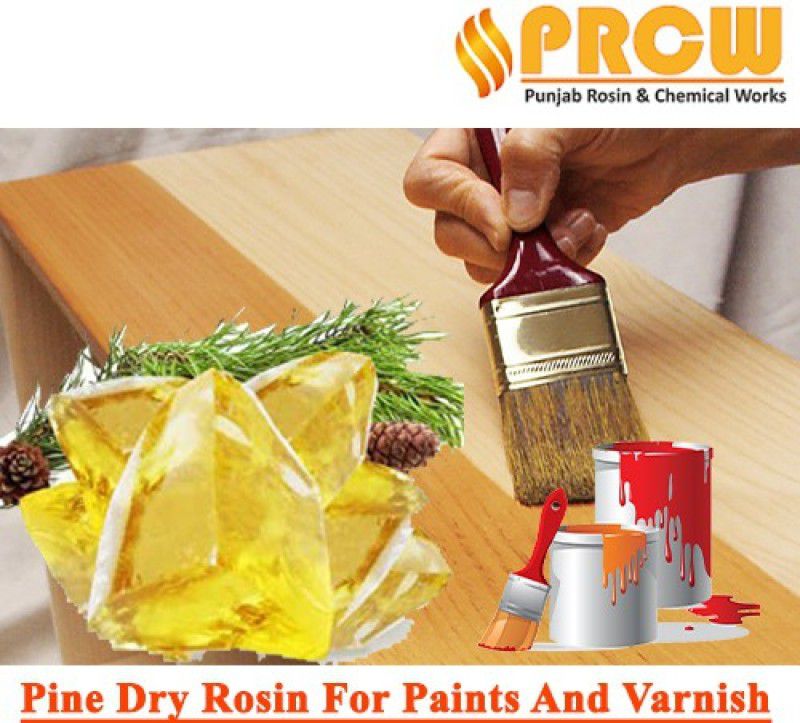 Punjab Rosin Pine Dry Rosin For High Softening Point| Outstanding Oil Solubility And Solubility| Not Easily Become Yellow|Low Viscosity-100 Gm Matte Varnish  (100 ml)