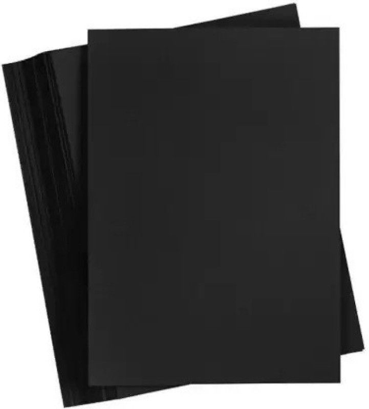 Nikshay A4 unrulled black Drawing Paper Unrulled A4 80 gsm A4 paper  (Set of 2, Black)