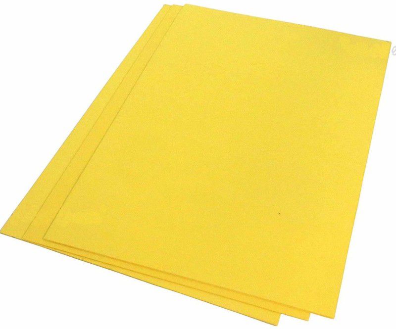 SHARMA BUSINESS COLOR PAPER UNRULLED A4 100 gsm Coloured Paper  (Set of 1, Yellow)