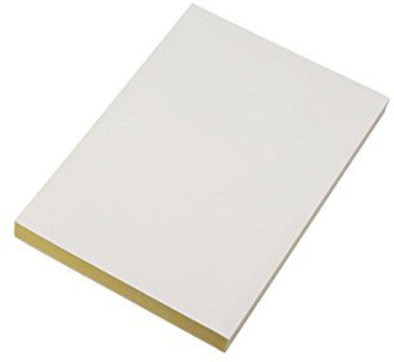 G&K A4 Self Adhesive Matte Adhesive Paper 210 x 297 mm 150 gsm Bond Paper  (Set of 100, White)
