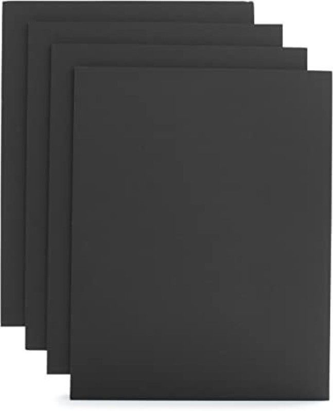 greencom A3 Mount Board Pk Of 5 Sheet for Presentations, School, Office & Art Projects Plain A3 600 gsm A3 Paper  (Set of 5, Black)
