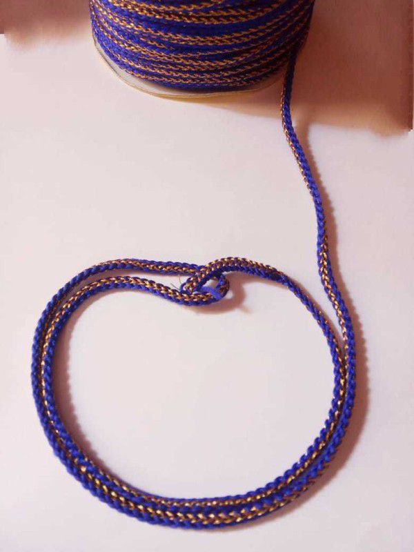 Clezaro 15 Meter Blue Dori for Women Blouse Lace Reel  (Pack of 1)