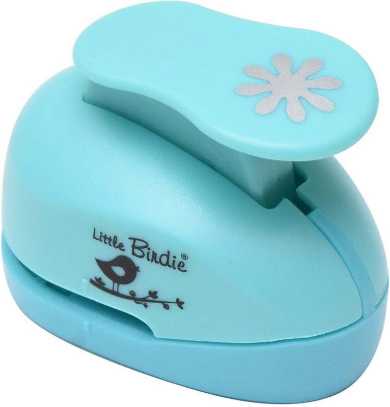 LITTLE BIRDIE Craft Punch 0.5inch - Pretty Flower, 150 gsm 1pc Punches & Punching Machines  (Set Of 1, Blue)