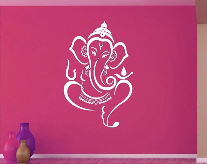 Nnk Decor Size: (24 x 40 Inches) Lord Ganesha Reusable PVC Wall Stencil for Home Decor B360311 Wall Stencil Stencil  (Pack of 1, Lord Ganesha)