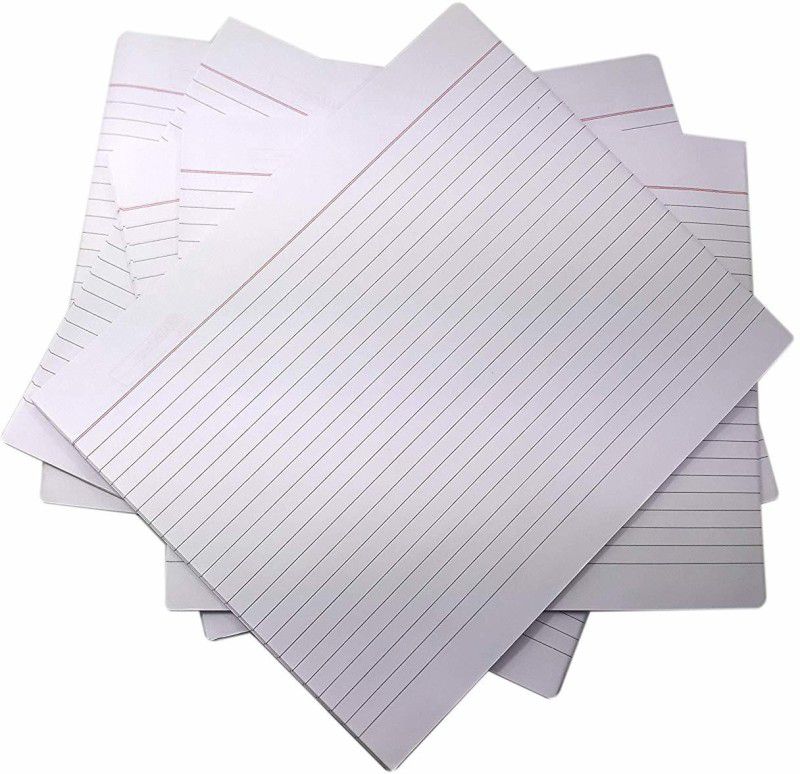 clipper Exam sheets/Answer 100 Sheets BOTH SIDE RULED A4 80 gsm Ledger Paper  (Set of 1, White)