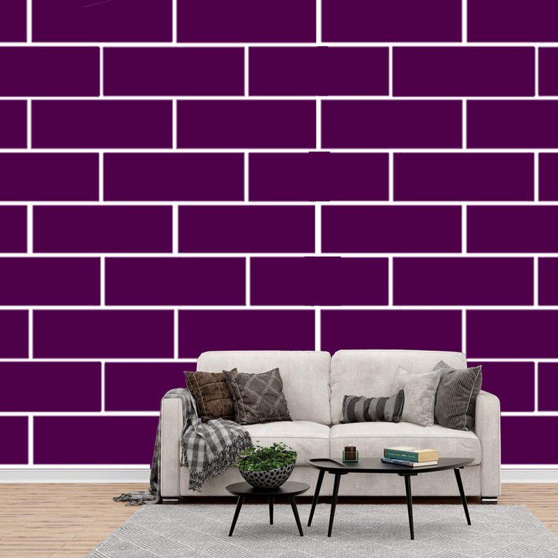 ARandNJ Painting Wall Stencils (Pack of 2, Size:- 16 X 24 Inches) GEOMETRIC PRINT THEME- Bricks Reusable DIY Design Suitable For Bedroom, Lounge, Drawing Room, Cafe & Restaurant Decoration Wall Stencil  (Pack of 2, Stencil For Wall Painting)