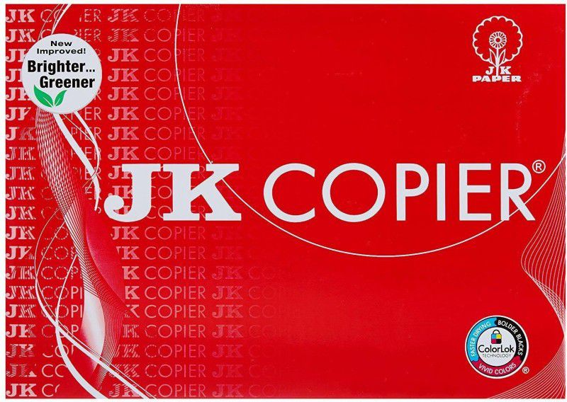 JK JK Copier Unruled A4 75 gsm Multipurpose Paper  (Set of 1, Super- White Bright Paper)