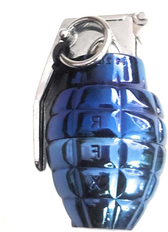 Skyble Lighter_Grenade_SX88 SUV656 Blue_SB88 New Mini Army Blue Hand Grenade Key Chain Cigarette Lighter | Premium USB Charging Lighter | Cigarette Lighter | Windproof Coil Flame Cigarette Pocket Lighter Pocket Lighter  (Blue)