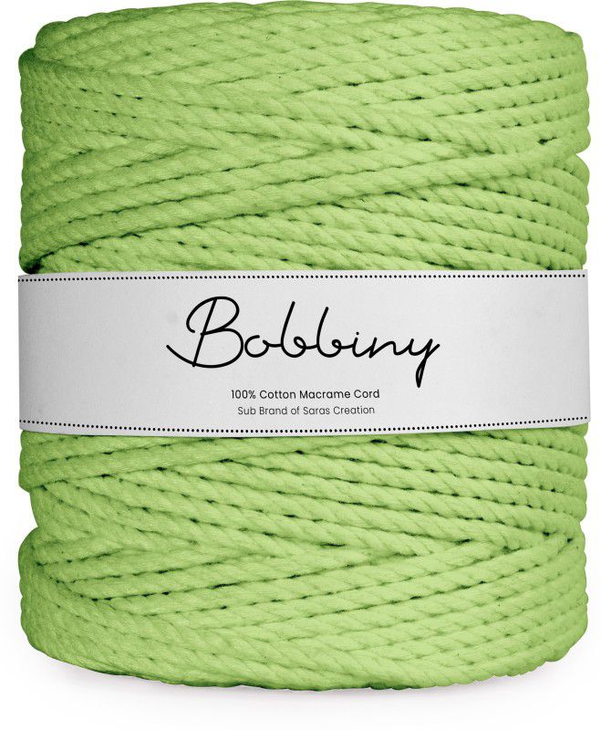 Bobbiny Light Green Thread  (100 m Pack of1)