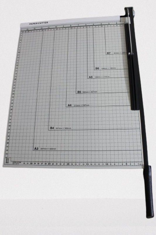 ROYAL ENGINEERING A3 fuzzy Plastic Grip Hand-held Paper Cutter  (Set Of 1, White)
