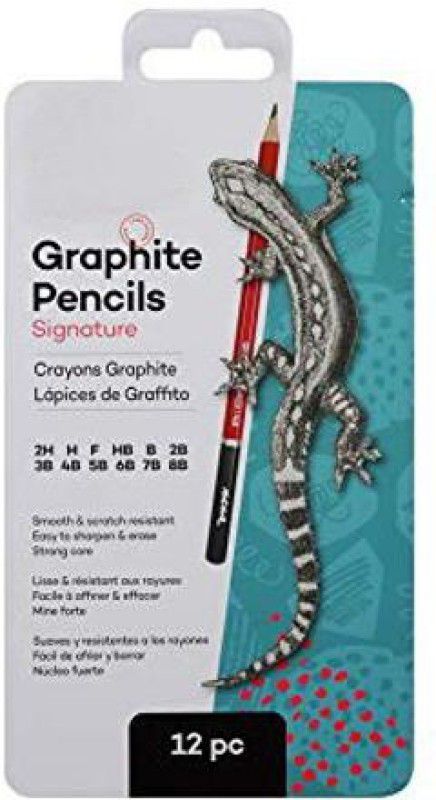 Gold Leaf Drawing Portrait Shading for Student Professionals Hobbyist Artist Graphite Pencil  (Pack of 1)