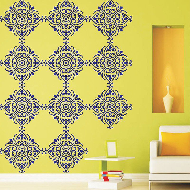 Wall decoration festive pattern stencil (16x24inch) 40700 Decorative Stencil  (Pack of 1, Decorative)