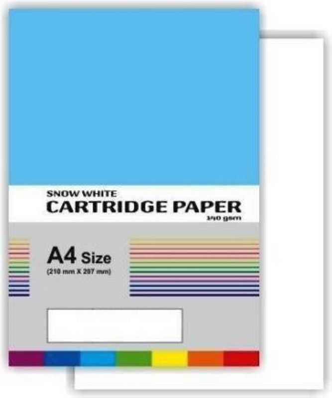 ROYALSHOP A4 SIZE 50 CARTRIDGE PAPERS UNRULED A4 140 gsm Multipurpose Paper  (Set of 50, White)
