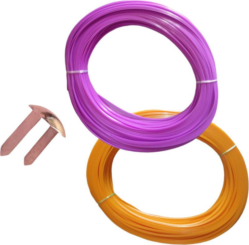 ADW CRAFT'S Yellow, Purple Beading Wire  (Diameter : 3 mm)