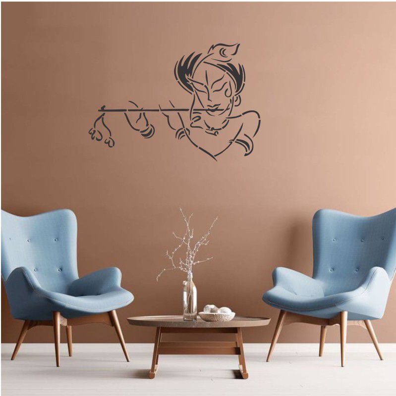 DB stencilprint kisan Style Wall Design Stencils for Wall Painting for Home Wall Decor Suitable for kids room,entrance, bedroom,office,drawing room size(16*24 inch) Stencil  (Pack of 1, Painting Home Decor)